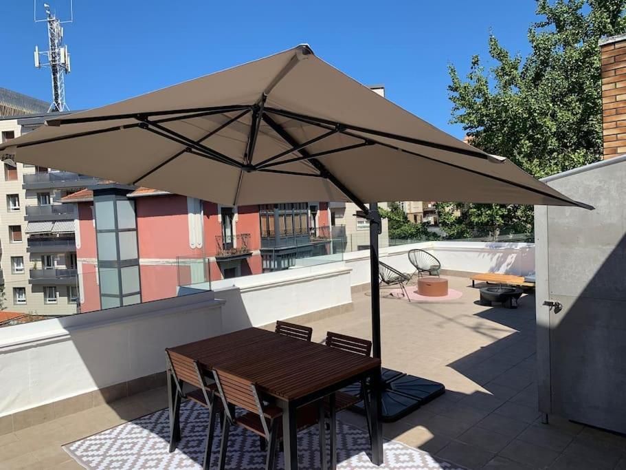 Ferienwohnung Atico Con Preciosa Terraza En Algorta Getxo Exterior foto